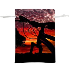 Mountain Bike Parked At Waterfront Park003  Lightweight Drawstring Pouch (xl) by dflcprintsclothing