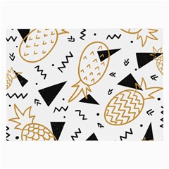 Golden Pineapples Large Glasses Cloth (2 Sides) by goljakoff