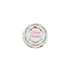 Merry Christmas 1  Mini Buttons by designsbymallika