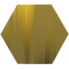 Golden Wooden Puzzle Hexagon