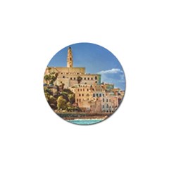 Old Jaffa Cityscape, Israel Golf Ball Marker (4 Pack) by dflcprintsclothing