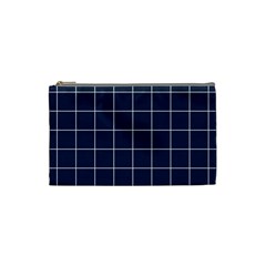 Blue Plaid Cosmetic Bag (small) by goljakoff