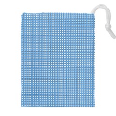 Blue Knitting Drawstring Pouch (5xl) by goljakoff
