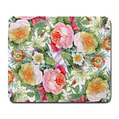 Vintage Flowers Large Mousepads by goljakoff