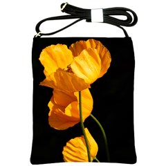 Yellow Poppies Shoulder Sling Bag