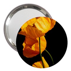 Yellow Poppies 3  Handbag Mirrors by Audy