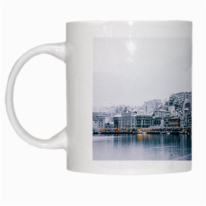 Winter Season White Mugs