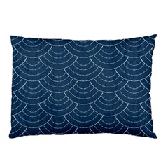 Blue Sashiko Pillow Case by goljakoff