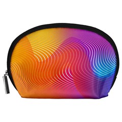 Chevron Line Poster Music Accessory Pouch (large)