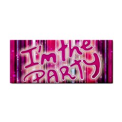 Party Concept Typographic Design Hand Towel by dflcprintsclothing