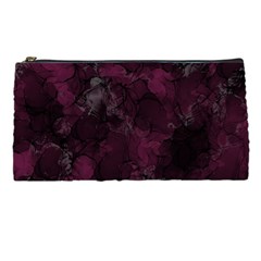 Purple Alcohol Ink Pencil Case by Dazzleway