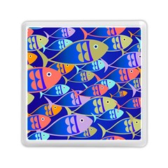 Sea Fish Illustrations Memory Card Reader (square) by Mariart