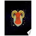 Zodiak Aries Horoscope Sign Star Canvas 18  x 24 