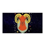 Zodiak Aries Horoscope Sign Star Satin Wrap