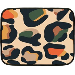 Exotic Leopard Skin Design Fleece Blanket (mini) by ArtsyWishy