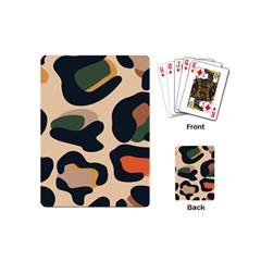 Exotic Leopard Skin Design Playing Cards Single Design (mini) by ArtsyWishy