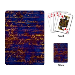 Majestic Purple And Gold Design Playing Cards Single Design (rectangle) by ArtsyWishy