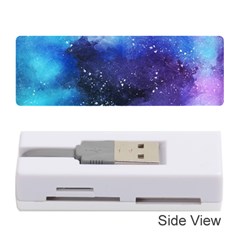 Blue Space Paint Memory Card Reader (stick) by goljakoff