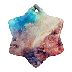 Galaxy Paint Ornament (snowflake) by goljakoff