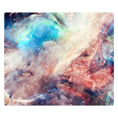 Galaxy Paint Double Sided Flano Blanket (small)  by goljakoff