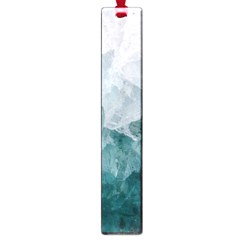 Blue Green Waves Large Book Marks by goljakoff