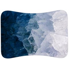 Blue Waves Velour Seat Head Rest Cushion by goljakoff