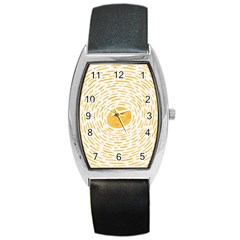 Sun Barrel Style Metal Watch by goljakoff