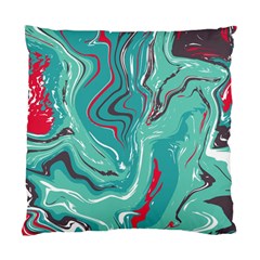 Green Vivid Marble Pattern 2 Standard Cushion Case (one Side) by goljakoff