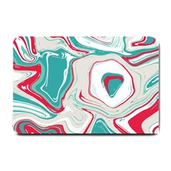 Vivid Marble Pattern Small Doormat  by goljakoff