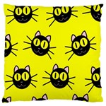 Cats Heads Pattern Design Large Cushion Case (Two Sides) Front