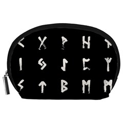 Elder Futhark Rune Set Collected Inverted Accessory Pouch (large) by WetdryvacsLair
