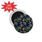 Paisley Green Print 1.75  Magnets (100 pack) 