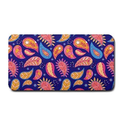 Blue Paisley Print 2 Medium Bar Mats by designsbymallika