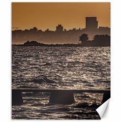 Cityscape Coastal Scene Montevideo Uruguay Canvas 8  X 10  by dflcprintsclothing