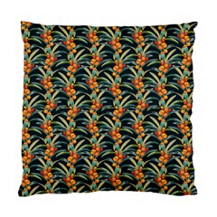Orange Flower Love Standard Cushion Case (two Sides) by designsbymallika