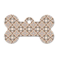 Ornamental Pattern 3 Dog Tag Bone (one Side)