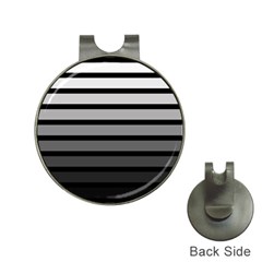 9 Bar Monochrome Fade Hat Clips With Golf Markers