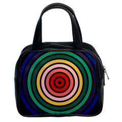 Nine 9 Bar Rainbow Target Classic Handbag (two Sides) by WetdryvacsLair