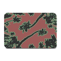 Tropical Style Floral Motif Print Pattern Plate Mats by dflcprintsclothing