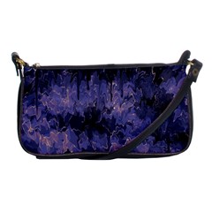 Purple And Yellow Abstract Shoulder Clutch Bag by Dazzleway