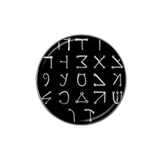 Heinrich Cornelius Agrippa Of Occult Philosophy 1651 Angelic Alphabet Or Celestial Writing Collected Inverted Hat Clip Ball Marker (10 Pack) by WetdryvacsLair