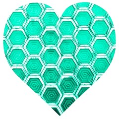 Hexagon Windows Wooden Puzzle Heart by essentialimage