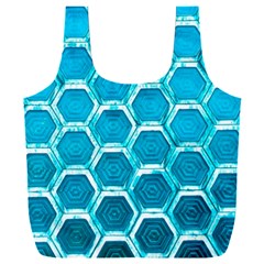 Hexagon Windows Full Print Recycle Bag (xxl) by essentialimage