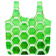 Hexagon Windows Full Print Recycle Bag (xxl) by essentialimage