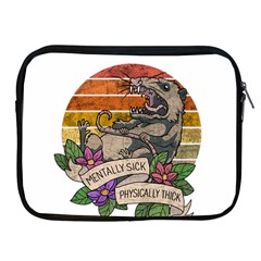 Possum - Mentally Sick Physically Thick Apple Ipad 2/3/4 Zipper Cases by Valentinaart