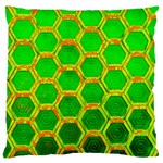 Hexagon Windows Standard Flano Cushion Case (Two Sides) Back