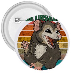 Possum - Be Urself 3  Buttons by Valentinaart