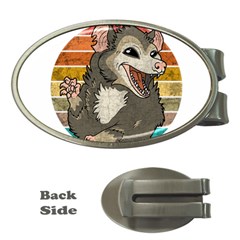 Possum - Be Urself Money Clips (oval)  by Valentinaart