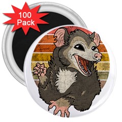 Possum  3  Magnets (100 Pack) by Valentinaart