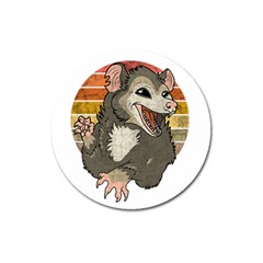 Possum  Magnet 3  (round) by Valentinaart